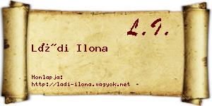 Ládi Ilona névjegykártya