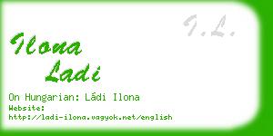 ilona ladi business card
